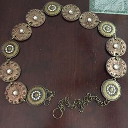 Leather and, Metal But Is Not Heavy at all R