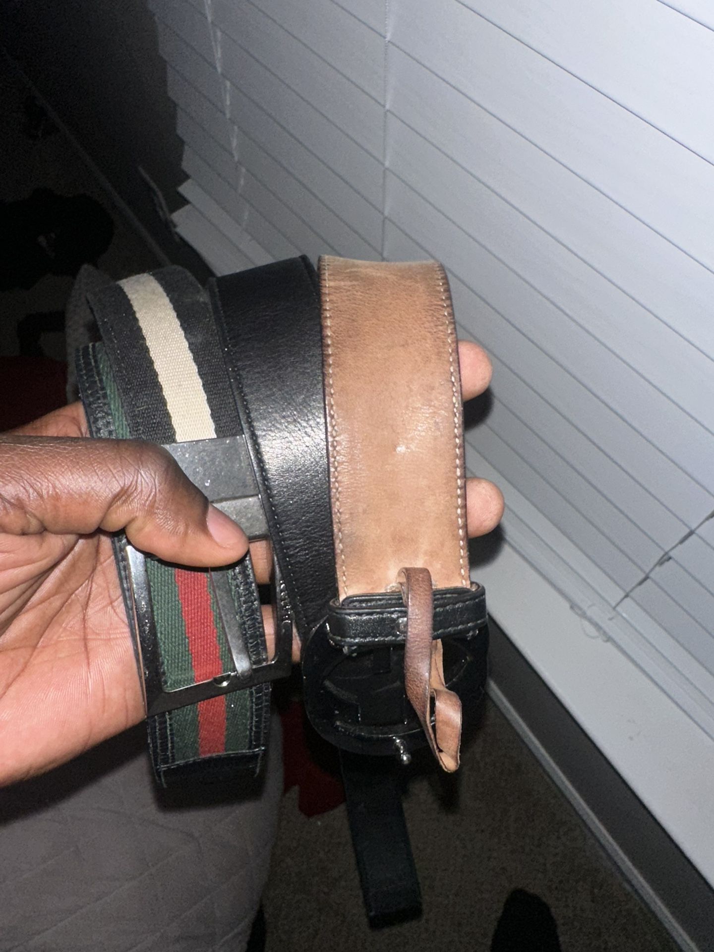 Gucci Belt & Bally Belt 