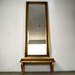 1960’s Hollywood Regency Pier Mirror Vanity 