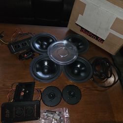 Cerwin Vega Speakers Mids And Tweeters With 2 Contols