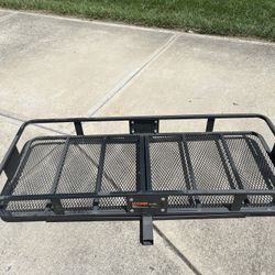 5 foot steel hitch cargo carrier. 