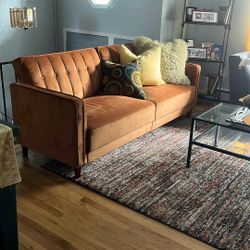 excellent condition sleeper way fair sofa bed TWO MONTHS  OLD