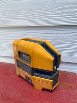 PLS 6R Self-Leveling Cross Line Laser Level – Tested Working – Construction Layout Tool