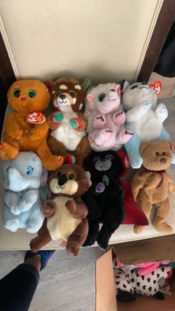 Ty Beanie Boo Plush Stuffed Animals Lot of 8