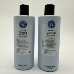 Maria Nila Coils & Curls Co-Wash, 11.8oz (Brand New, 2 Available)