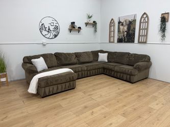 Brown Sectional Couch Free Delivery