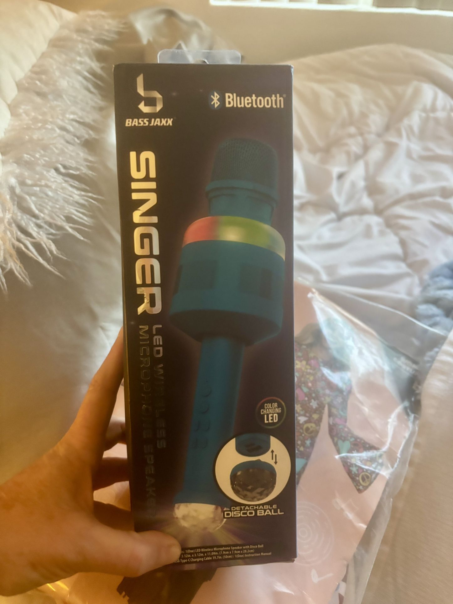 Microphone With Disco Ball