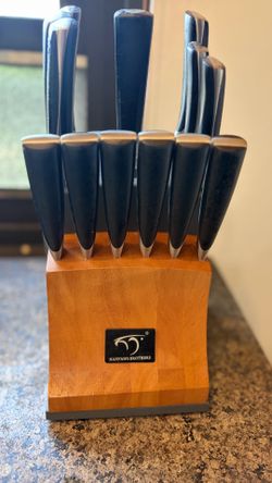 Nanpang Brothers 12-Piece Knife Set with Block
