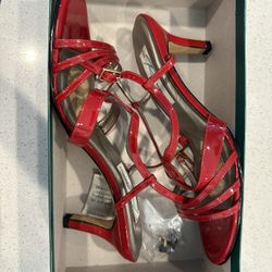 rosrhommerson cherry red heels Christmas 