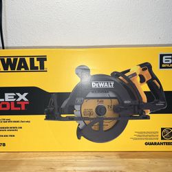 FLEXVOLT 60V MAX Cordless Brushless 7-1/4 in. Wormdrive Style Circular Saw ‼️Tool Only‼️NO BATTERY - NO CHARGER