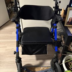 Blue Wheel Chair
