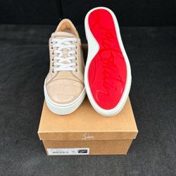 Women’s Christian Louboutin Vieirissima Orlato Flat Calf