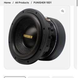 (2) Rockville Punisher 10D1 