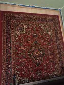 Dark Red Oriental Rug