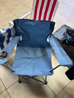 Small blue chair