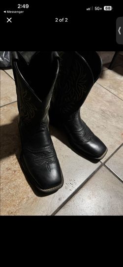 Ariat black leather boots
