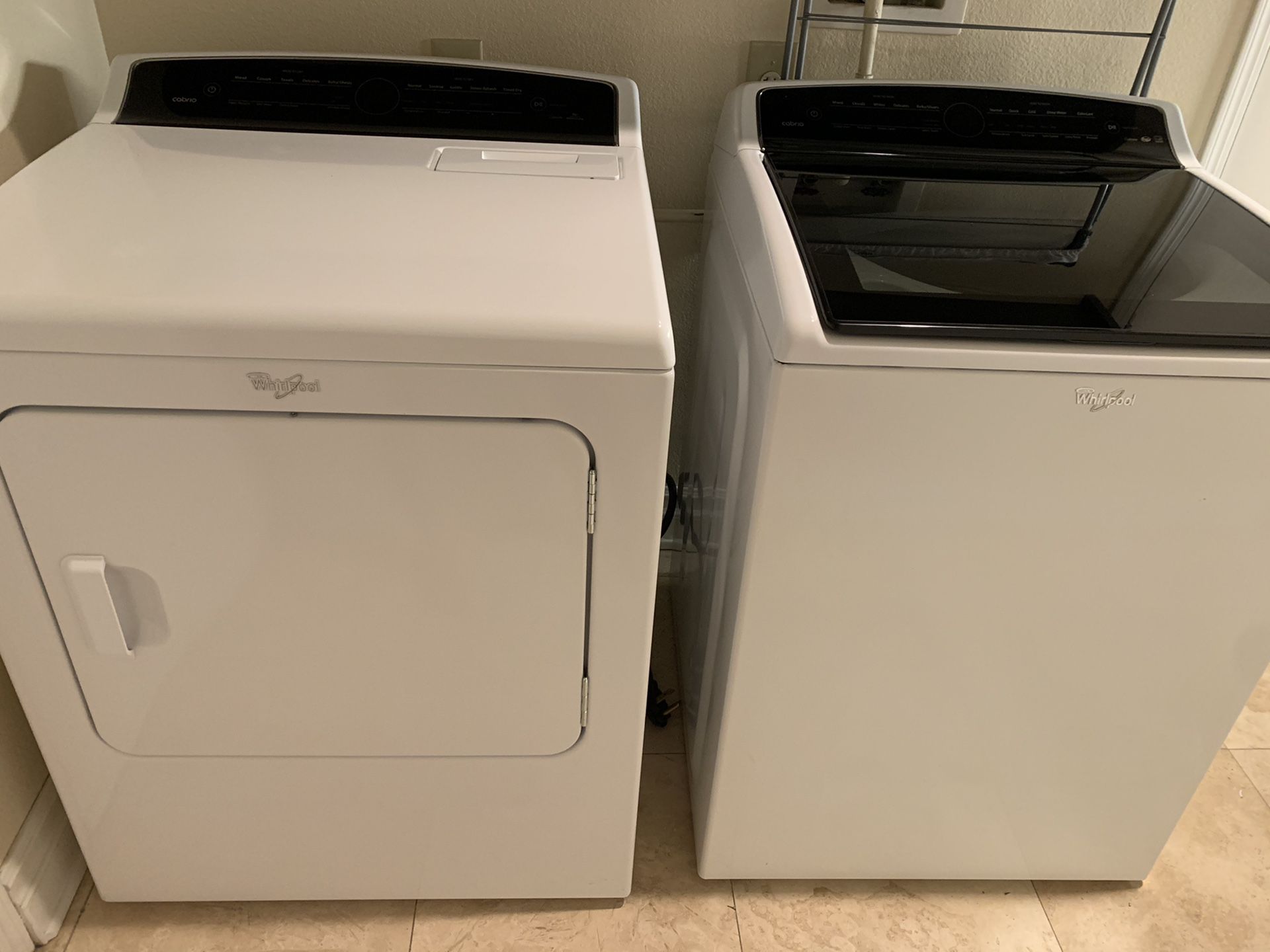 Whirlpool Cabrio Washer Dryer (Electric) Units