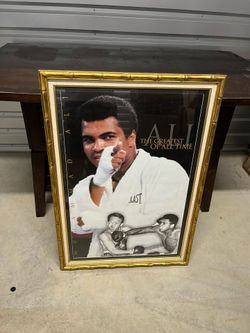 Muhammad Ali “The Greatest of All Time” Framed Poster
