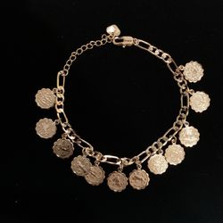 Horoscope Zodiac Bracelet (14k Gold Plated) New