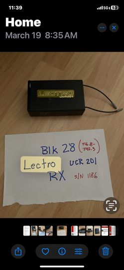 Lectrosonics UCR 201 Blk 28 Rx