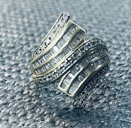 Cluster Gold Ring