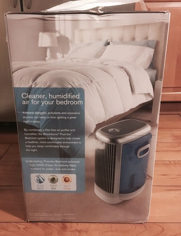 Brookstone Pure Ion Bedroom Air Purifier &a Humidifier for Sale in