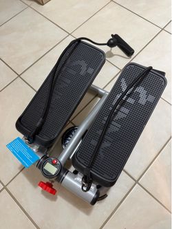 Mini stair stepper w/ resistance band.