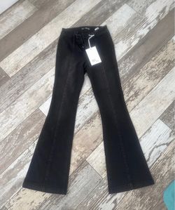 Black Flare Jeans with Tags 24/00 Petite