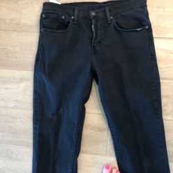 Size 31/30 Levi Strauss 511 Black Jeans