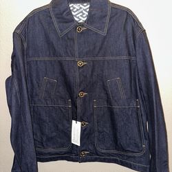 New Never Versce Denim Jacket $2,000 XLarge Selling $700