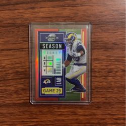 Aaron Donald 79/125 Holo Season Ticket Card 