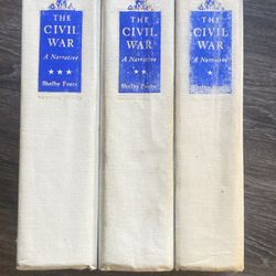 3 The Civil War Narrative By Shelby Foote Hardback