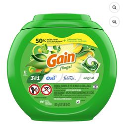Gain Flings Laundry Detergent Soap Pods, Original Scent, 42 Ct. $11.00 each 