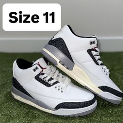 Jordan 3 ‘grey Cement’, Size 11 