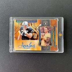 2022 Panini Gold Standard Football Howie Long HOF Gold Jacket Autograph 5/25