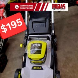 RYOBI 40V CORDLESS LAWM MOWER SELF PROPELLE  TOOL ONLY 