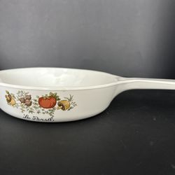 Vintage 1970s Corning Ware “Spice of Life" Skillet Pan "La Persil" P-83-B