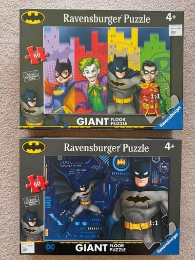 TWO KIDS PUZZLES (ONE NEW – ONE PUT TOGETHER ONCE) $10.00 FOR BOTH   
