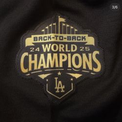 Ohtani Black Gold Championship Back To Back Men Dodgers Jersey