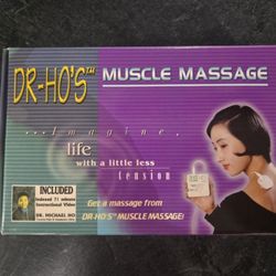 DR-HO'S Muscle Massage TENS Unit With VHS Open Box Never Used
