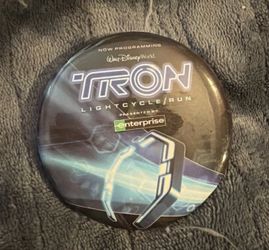 Tron-Lightcycle Run- Now Programming- Walt Disney World Button