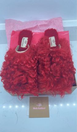 UGG X MOLLY GODDARD CURLY SHEARLING SLIPPER