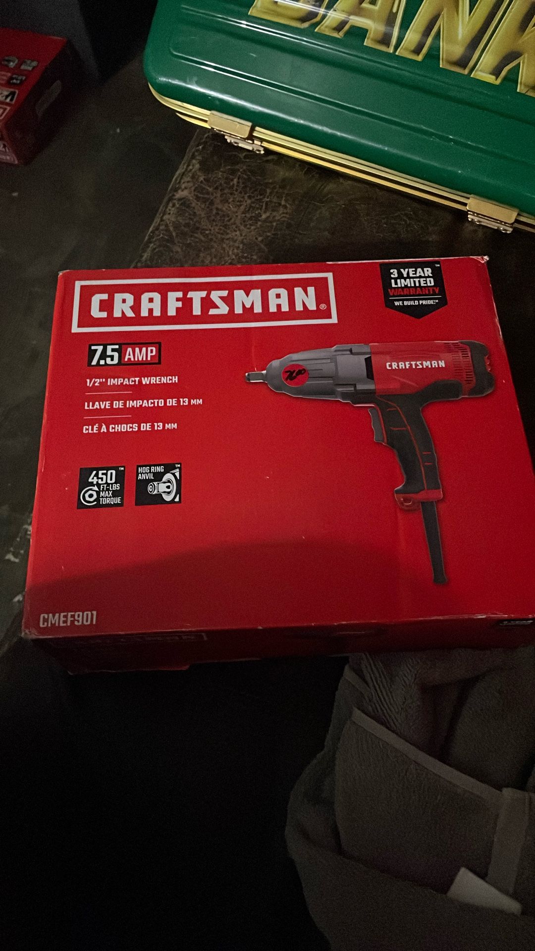 Craftsman 7.5 AMP 1/2” Impact Wrench