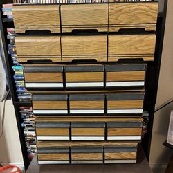 Cassette Tape Drawer Storage 