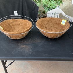 Two Hanging Plant Holders