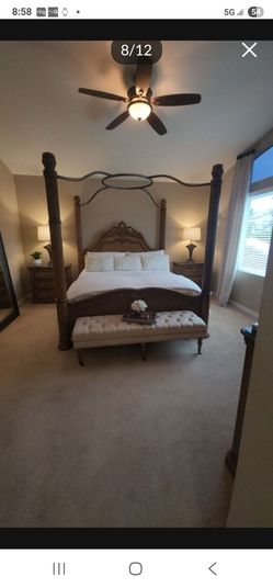 BEDROOM SET CALIFORNIA KING (Mattress not included)