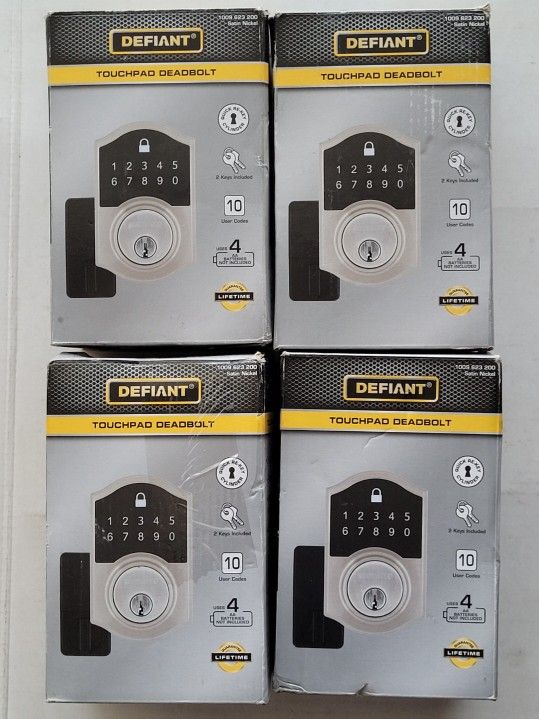 Defiant Touchscreen Keyless Entry Deadbolt