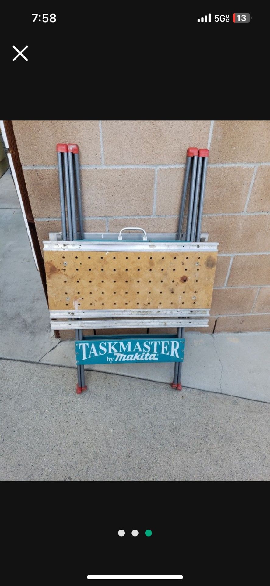 Makita Taskmaster Foldable Work Table