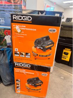 Rigid 6 gallon pancake compressor