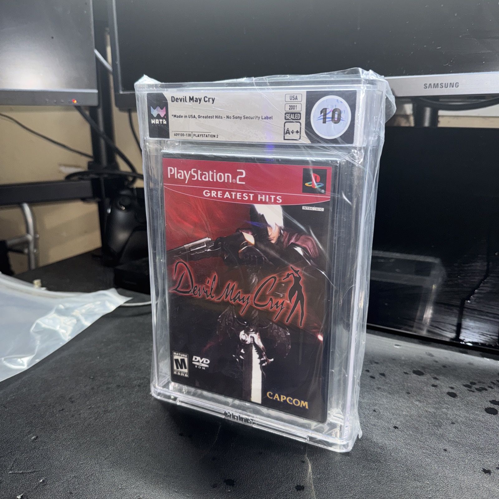 Devil May Cry Greatest Hits PS2 Graded 10 A++ Wata